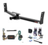 2006 Pontiac Torrent Curt 1-1/4" Class 2 Trailer Tow Hitch + 5-Flat Wiring Kit Tow Boat/Utility Trailer with Surge Brakes 12291