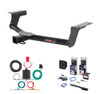 2013 - 2018 Toyota RAV4 Curt 2" Class 3 Trailer Tow Hitch + 5-Flat Wiring Kit Tow Boat/Utility Trailer with Surge Brakes 13149
