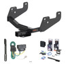 2015 - 2019 Ford F-150 With factory receiver Curt 2" Class 4 Trailer Tow Hitch + 5-Flat Wiring Kit Tow Boat/Utility Trailer with Surge Brakes 14021