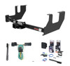 2004 - 2005 Ford F-150 Excluding factory receiver and 2004 Heritage Edition Curt 2" Class 3 Trailer Tow Hitch + 5-Flat Wiring Kit Tow Boat/Utility Trailer with Surge Brakes 13352