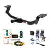 2003 - 2010 Pontiac Vibe GT Curt 1-1/4" Class 2 Trailer Tow Hitch + 5-Flat Wiring Kit Tow Boat/Utility Trailer with Surge Brakes 12221