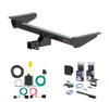 2021 - 2026 Volkswagen Atlas Curt 2" Class 3 Trailer Tow Hitch + 5-Flat Wiring Kit Tow Boat/Utility Trailer with Surge Brakes 13481