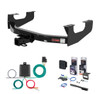 2007 - 2016 Ford F-250 Super Duty Curt 2" Class 3 Trailer Tow Hitch + 5-Flat Wiring Kit Tow Boat/Utility Trailer with Surge Brakes 13355