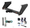 2005 - 2007 Ford F-350 Super Duty With 16" spare tire and 10" drop bumper Curt 2" Class 5 Trailer Tow Hitch + 5-Flat Wiring Kit Tow Boat/Utility Trailer with Surge Brakes 15316