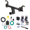 22 - 25 BMW iX Curt 2" Trailer Tow Hitch + 5-Flat Wiring Kit Tow Boat/Utility Trailer with Surge Brakes 13532