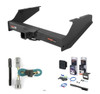 2005 - 2007 Ford F-350 Super Duty Excluding cab & chassis Curt 2-1/2" Class 5 Trailer Tow Hitch + 5-Flat Wiring Kit Tow Boat/Utility Trailer with Surge Brakes 15810