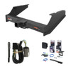 2002 - 2004 Ford F-350 Super Duty Excluding cab & chassis Curt 2-1/2" Class 5 Trailer Tow Hitch + 5-Flat Wiring Kit Tow Boat/Utility Trailer with Surge Brakes 15810