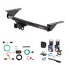 2015 - 2019 Land Rover Discovery Sport Excluding 5+2 seating Curt 2" Class 3 Trailer Tow Hitch + 5-Flat Wiring Kit Tow Boat/Utility Trailer with Surge Brakes 13396