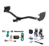 2010 - 2013 Kia Soul w/o LED Tailights Curt 1-1/4" Class 1 Trailer Tow Hitch + 5-Flat Wiring Kit Tow Boat/Utility Trailer with Surge Brakes 11110