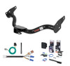 2005 - 2015 Nissan Xterra Curt 2" Class 3 Trailer Tow Hitch + 5-Flat Wiring Kit Tow Boat/Utility Trailer with Surge Brakes 13514-1