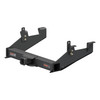 2020 - 2026 Chevrolet Silverado 3500 HD 8' bed, excluding factory receiver, Tommy Gate lift or cab & chassis Curt 2-1/2" Class 5 Trailer Tow Hitch + 5-Flat Wiring Kit Tow Boat/Utility Trailer with Surge Brakes 15010
