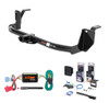 2010 - 2011 Honda Accord Crosstour Curt 1-1/4" Class 1 Trailer Tow Hitch + 5-Flat Wiring Kit Tow Boat/Utility Trailer with Surge Brakes 11002