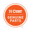 2020 - 2026 GMC Sierra 3500 HD 8' bed, excluding factory receiver, Tommy Gate lift or cab & chassis Curt 2" Class 3 Trailer Tow Hitch + 5-Flat Wiring Kit Tow Boat/Utility Trailer with Surge Brakes 13447