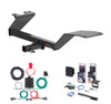 2018 - 2024 Nissan Kicks Curt 1-1/4" Class 1 Trailer Tow Hitch + 5-Flat Wiring Kit Tow Boat/Utility Trailer with Surge Brakes 11563