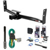 10 - 17 GMC Terrain Curt 2" Class 3 Trailer Tow Hitch + 5-Flat Wiring Kit Tow Boat/Utility Trailer with Surge Brakes 13591