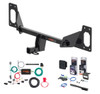 2020 Honda Civic Coupe, excluding center exhaust Curt 1-1/4" Class 1 Trailer Tow Hitch + 5-Flat Wiring Kit Tow Boat/Utility Trailer with Surge Brakes 11591