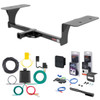 09 - 14 Nissan Maxima Sedan Curt 1-1/4" Class 1 Trailer Tow Hitch + 5-Flat Wiring Kit Tow Boat/Utility Trailer with Surge Brakes 11352