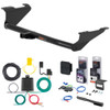 17 - 19 Chrysler Voyager Curt 1-1/4" Class 2 Trailer Tow Hitch + 5-Flat Wiring Kit Tow Boat/Utility Trailer with Surge Brakes 12180
