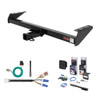 2005 - 2026 Nissan Frontier Curt 2" Class 3 Trailer Tow Hitch + 5-Flat Wiring Kit Tow Boat/Utility Trailer with Surge Brakes 13241-1