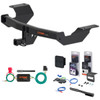 17 - 20 Honda CR-V Excluding hybrid with kick sensor Curt 1-1/4" Class 2 Trailer Tow Hitch + 5-Flat Wiring Kit Tow Boat/Utility Trailer with Surge Brakes 12169