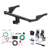 2016 Mazda CX-5 Excluding diesel Curt 2" Class 3 Trailer Tow Hitch + 5-Flat Wiring Kit Tow Boat/Utility Trailer with Surge Brakes 13315