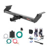 2012 - 2018 Ford Ranger Mexico only Curt 2" Class 3 Trailer Tow Hitch + 5-Flat Wiring Kit Tow Boat/Utility Trailer with Surge Brakes 13287