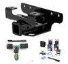 2002 Dodge Ram 1500 Factory style (built before 11/02) Curt 2" Class 3 Trailer Tow Hitch + 5-Flat Wiring Kit Tow Boat/Utility Trailer with Surge Brakes 13326-1