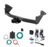 2015 - 2022 GMC Canyon Curt 2" Class 3 Trailer Tow Hitch + 5-Flat Wiring Kit Tow Boat/Utility Trailer with Surge Brakes 13176