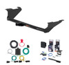 2021 - 2026 Chrysler Pacifica Curt 1-1/4" Class 2 Trailer Tow Hitch + 5-Flat Wiring Kit Tow Boat/Utility Trailer with Surge Brakes 12180
