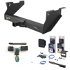 03 - 08 Dodge Ram 1500 With or without factory receiver (built in or after 11/02) Curt 2" Class 5 Trailer Tow Hitch + 5-Flat Wiring Kit Tow Boat/Utility Trailer with Surge Brakes 15409-1