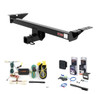 2007 - 2012 Mazda CX-7 Curt 2" Class 3 Trailer Tow Hitch + 5-Flat Wiring Kit Tow Boat/Utility Trailer with Surge Brakes 13593