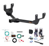 2015 - 2017 Lexus NX200t Curt 2" Class 3 Trailer Tow Hitch + 5-Flat Wiring Kit Tow Boat/Utility Trailer with Surge Brakes 13337
