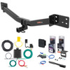 12 - 17 Lexus LS460 Curt 1-1/4" Class 2 Trailer Tow Hitch + 5-Flat Wiring Kit Tow Boat/Utility Trailer with Surge Brakes 12114