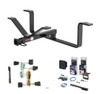 2005 - 2013 Chevrolet Corvette Coupe and convertible, excluding dual mode exhaust Curt 1-1/4" Class 1 Trailer Tow Hitch + 5-Flat Wiring Kit Tow Boat/Utility Trailer with Surge Brakes 11380