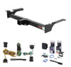 1995 - 2003 Ford Econoline van Curt 2" Class 4 Trailer Tow Hitch + 5-Flat Wiring Kit Tow Boat/Utility Trailer with Surge Brakes 14053