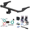13 - 15 Mazda CX-5 Excluding diesel Curt 2" Class 3 Trailer Tow Hitch + 5-Flat Wiring Kit Tow Boat/Utility Trailer with Surge Brakes 13315