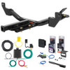 13 - 19 Cadillac XTS Curt 1-1/4" Class 2 Trailer Tow Hitch + 5-Flat Wiring Kit Tow Boat/Utility Trailer with Surge Brakes 12115