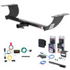 2015 Dodge Charger Curt 1-1/4" Class 2 Trailer Tow Hitch + 5-Flat Wiring Kit Tow Boat/Utility Trailer with Surge Brakes 12064