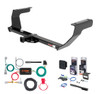 2012 - 2016 Subaru Impreza Hatchback, excluding WRX and WRX STI Curt 1-1/4" Class 1 Trailer Tow Hitch + 5-Flat Wiring Kit Tow Boat/Utility Trailer with Surge Brakes 11286
