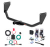 2019 - 2021 Hyundai Veloster Excluding Veloster N Curt 1-1/4" Class 1 Trailer Tow Hitch + 5-Flat Wiring Kit Tow Boat/Utility Trailer with Surge Brakes 11550