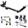 04 - 07 Chrysler Town & Country With Stow 'n Go Curt 2" Class 3 Trailer Tow Hitch + 5-Flat Wiring Kit Tow Boat/Utility Trailer with Surge Brakes 13389