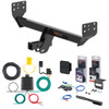 21 - 24 Gensis GV80 Curt 2" Class 3 Trailer Tow Hitch + 5-Flat Wiring Kit Tow Boat/Utility Trailer with Surge Brakes 13464