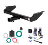 1978 - 1991 Ford Bronco Curt 2" Class 3 Trailer Tow Hitch + 5-Flat Wiring Kit Tow Boat/Utility Trailer with Surge Brakes 13310