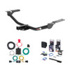 2007 - 2010 Ford Edge Excluding EcoBoost Curt 1-1/4" Class 2 Trailer Tow Hitch + 5-Flat Wiring Kit Tow Boat/Utility Trailer with Surge Brakes 12036