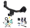 2022 - 2023 Chevrolet Bolt EUV Curt 2" Class 3 Trailer Tow Hitch + 5-Flat Wiring Kit Tow Boat/Utility Trailer with Surge Brakes 13495