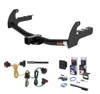 2004 Dodge Dakota Curt 2" Class 3 Trailer Tow Hitch + 5-Flat Wiring Kit Tow Boat/Utility Trailer with Surge Brakes 13145