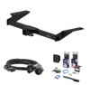 2019 - 2026 Chevrolet Blazer AWD models only (Excluding Premier) Curt 2" Class 3 Trailer Tow Hitch + 5-Flat Wiring Kit Tow Boat/Utility Trailer with Surge Brakes 13418