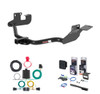 2008 - 2012 Ford Escape Without factory 1-1/4" receiver hitch Curt 1-1/4" Class 2 Trailer Tow Hitch + 5-Flat Wiring Kit Tow Boat/Utility Trailer with Surge Brakes 12060