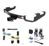 2004 - 2007 Dodge Caravan Excluding Stow 'n Go and Sport Curt 2" Class 3 Trailer Tow Hitch + 5-Flat Wiring Kit Tow Boat/Utility Trailer with Surge Brakes 13362