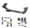 2004 - 2007 Dodge Caravan Excluding Stow 'n Go Curt 1-1/4" Class 2 Trailer Tow Hitch + 5-Flat Wiring Kit Tow Boat/Utility Trailer with Surge Brakes 12094